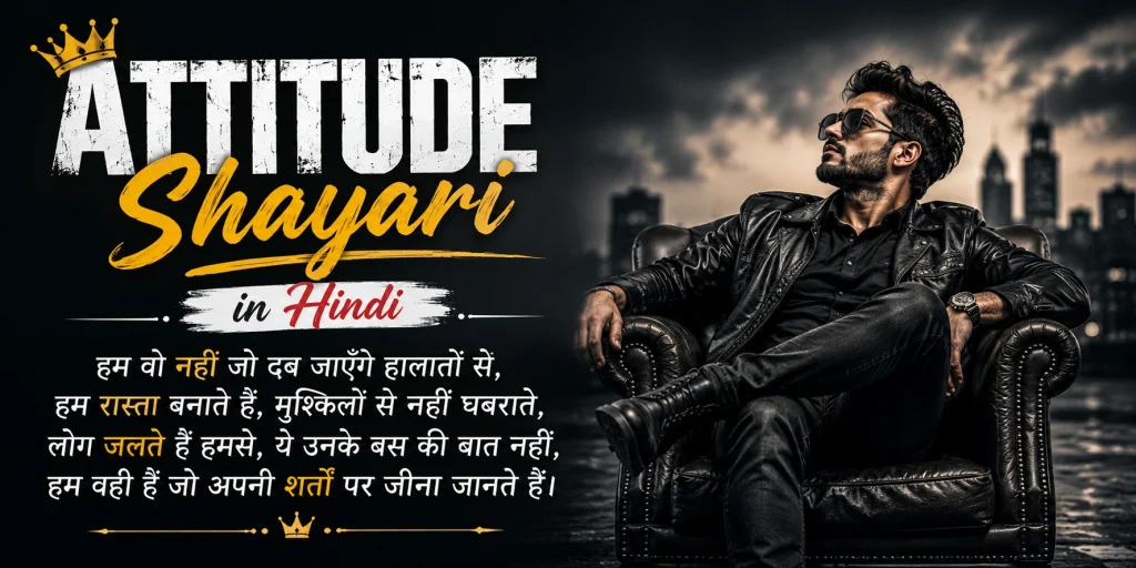 Attitude Shayari in Hindi